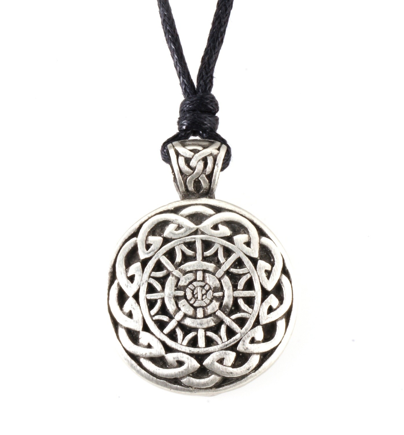 Celtic Eternity Knot Handmade Pewter Pendant