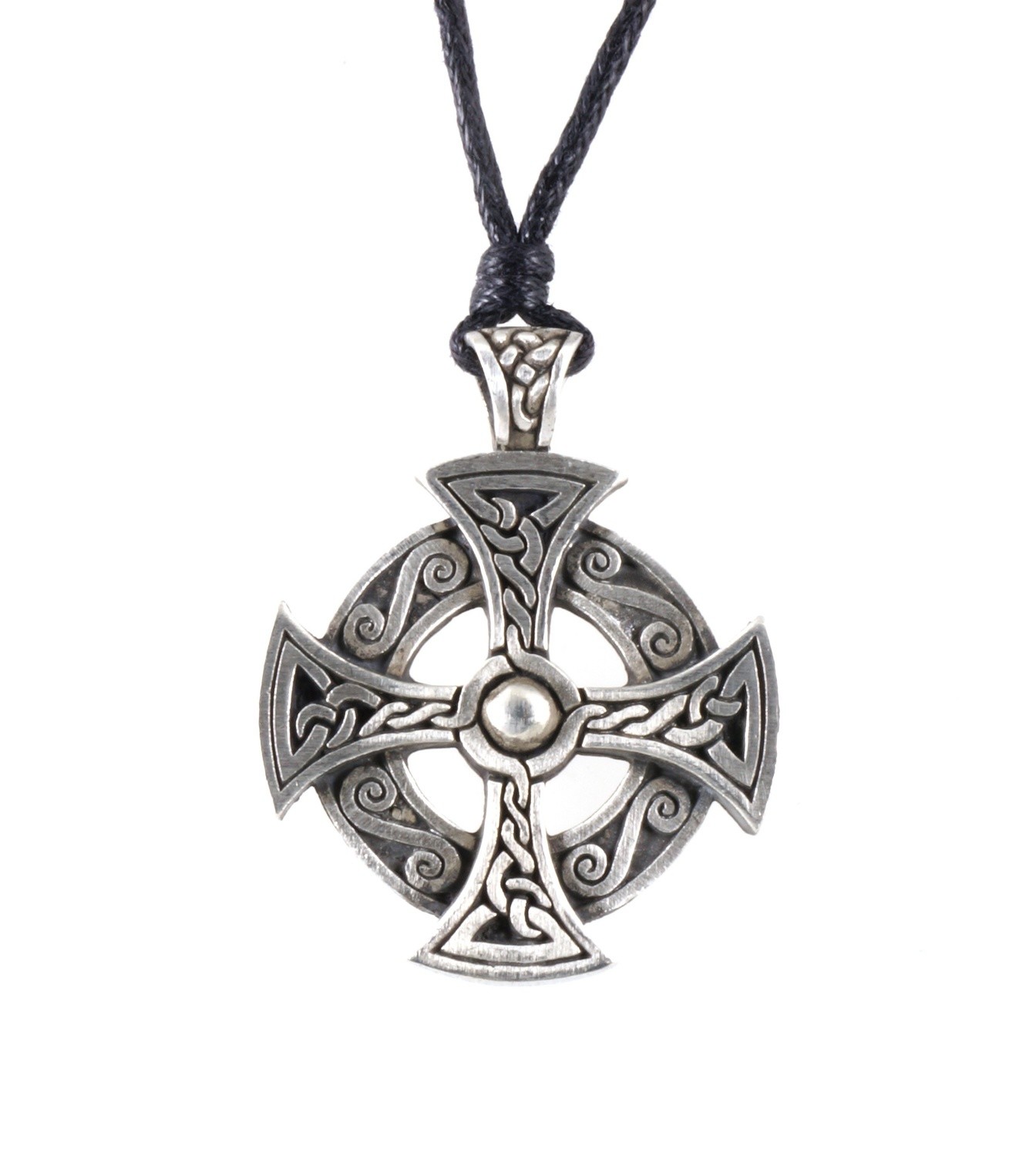 Celtic Destiny Knot Handmade Pewter Pendant #2