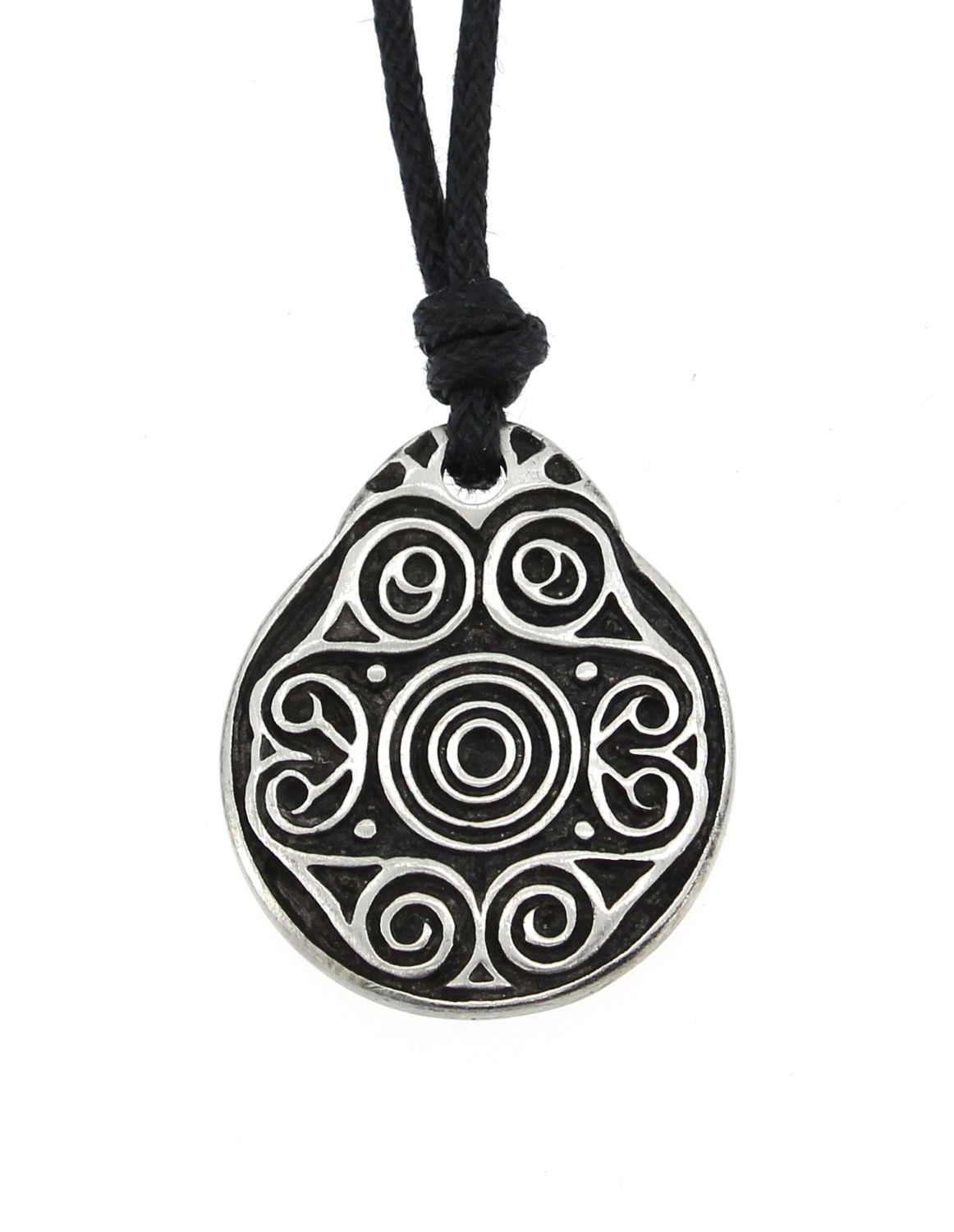 Celtic Wheel of Being Handmade Pewter Pendant