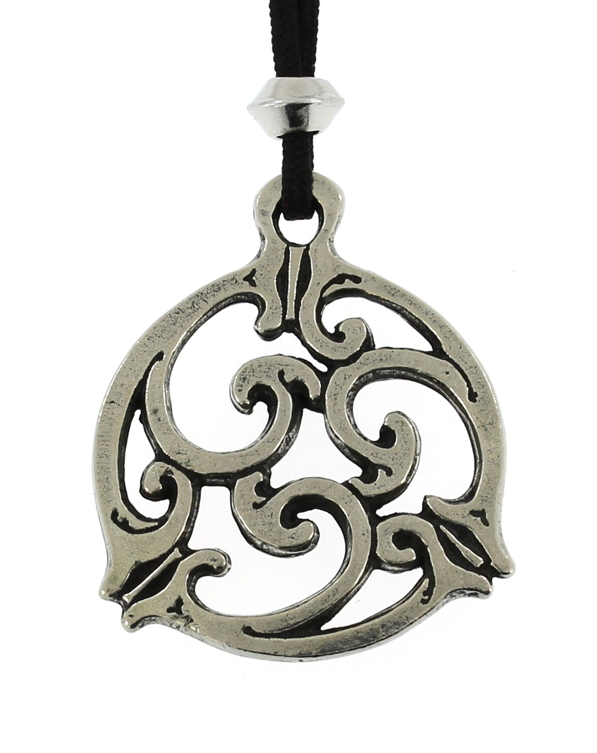 Celtic Knot Triskele Handmade Pewter Pendant #1