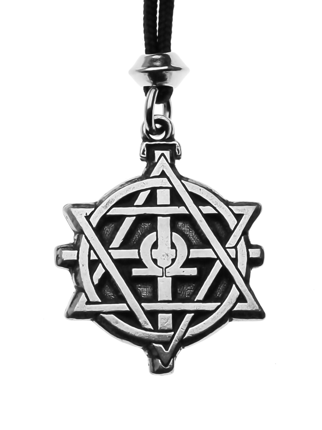 Greek Olympian God of Fire Handmade Pewter Pendant