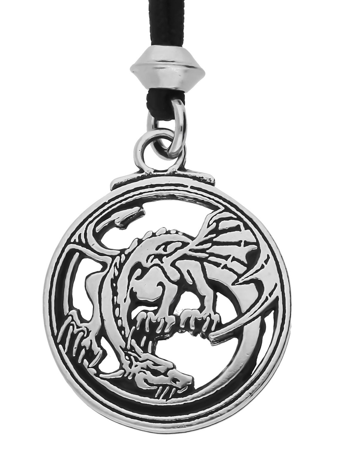 Dragon Hawk Handmade Pewter Pendant