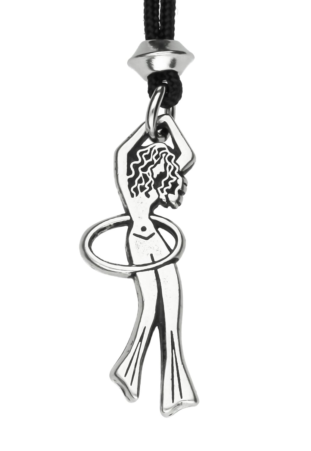 Hoop Greek Goddess Hestia Hooper Handmade Pewter Pendant