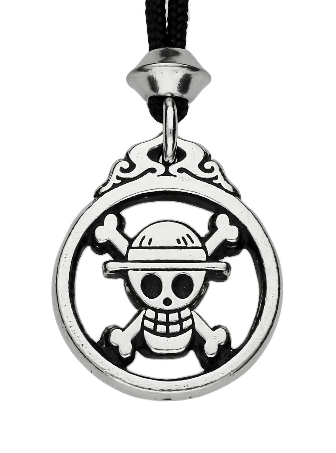 Straw Hat Pirate Luffy Handmade Pewter Pendant