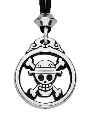 Straw Hat Pirate Luffy Handmade Pewter Pendant
