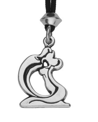 The Soulmates Love Kiss Handmade Pewter Pendant