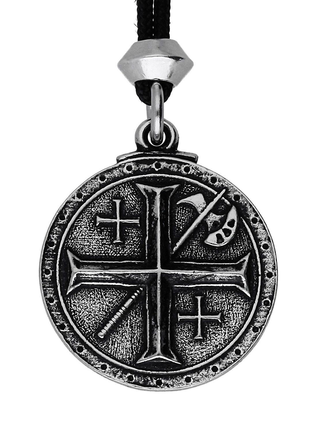 Witch&#39;s Hunter Talisman Handmade Pewter Pendant