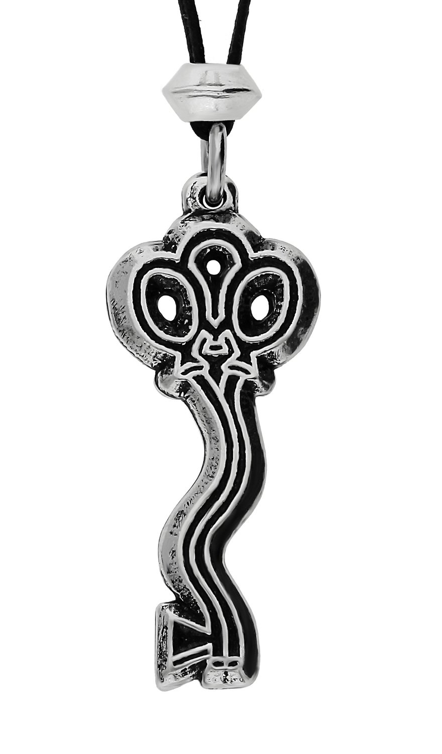 Key Of Laughter Handmade Pewter Pendant