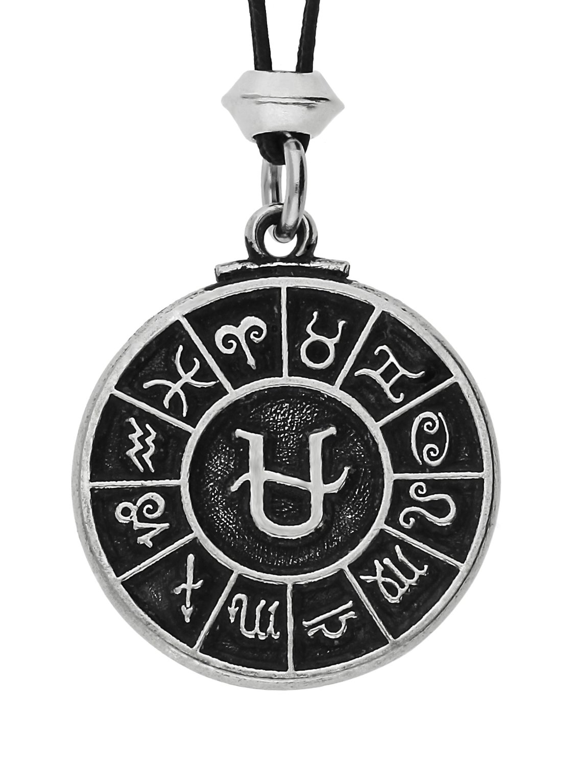 13th Zodiac-Ophiuchus Snake Bearerade Handmade Pewter Pendant