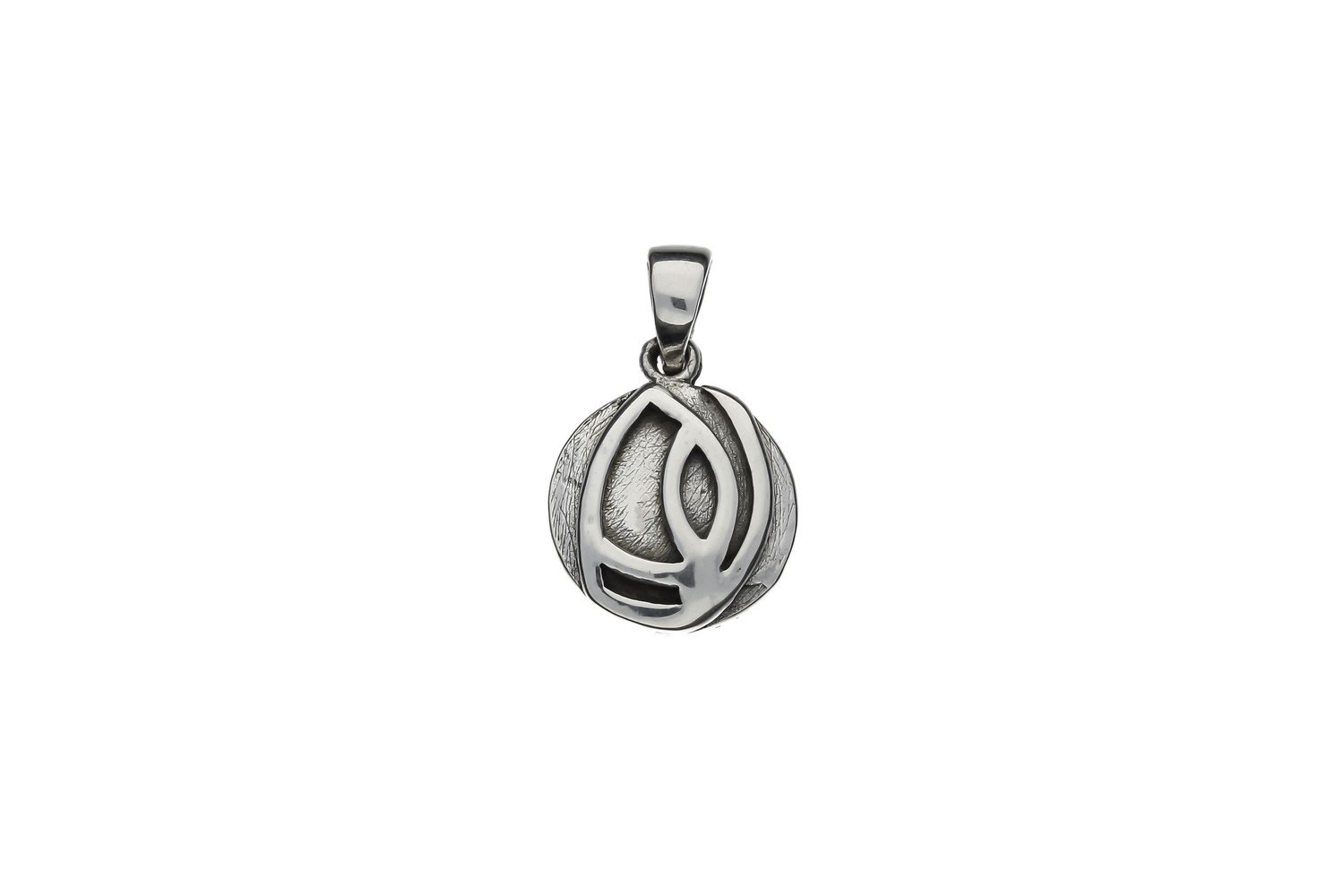 925 Sterling Silver Mack Rose Oxid Pendant with Sterling Silver Chain