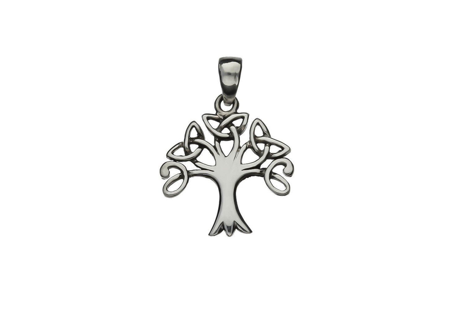 925 Sterling Silver Celtic Tree of Life Pendant with Sterling Silver Chain