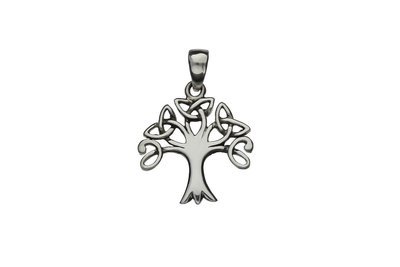 925 Sterling Silver Celtic Tree of Life Pendant with Sterling Silver Chain