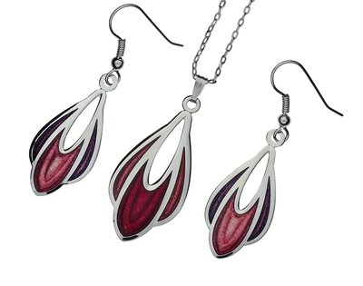 Enamelled Pendant Sets
