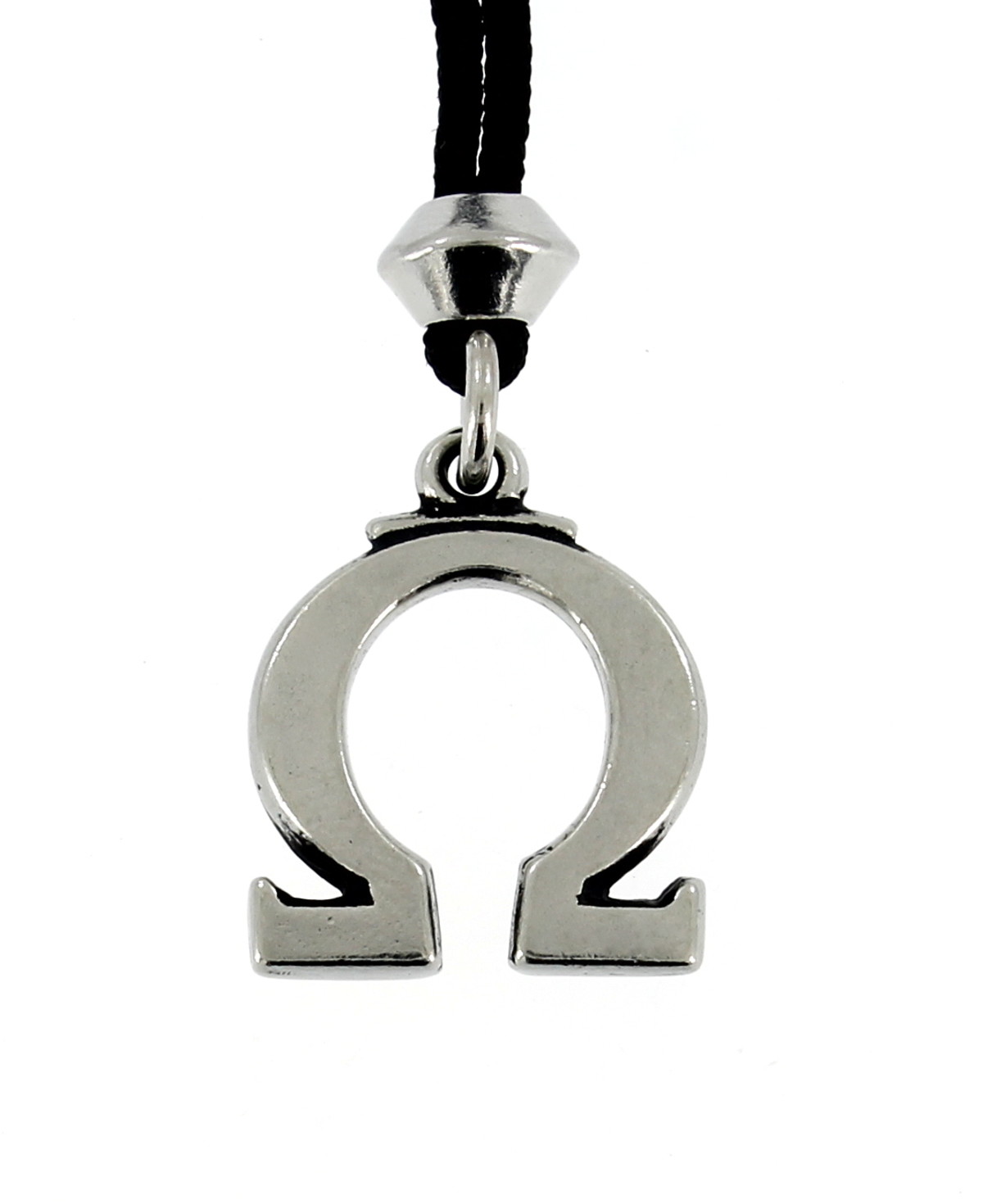 Greek Wisdom Omega Ares God of War Handmade Pewter Pendant
