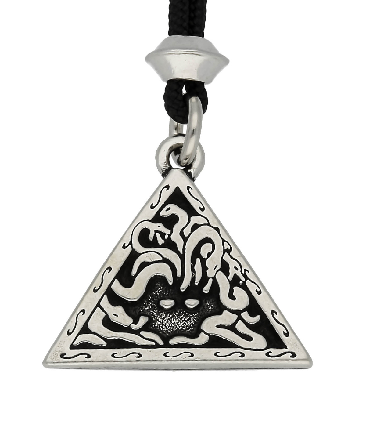 Medusa Goddess Handmade Pewter Pendant