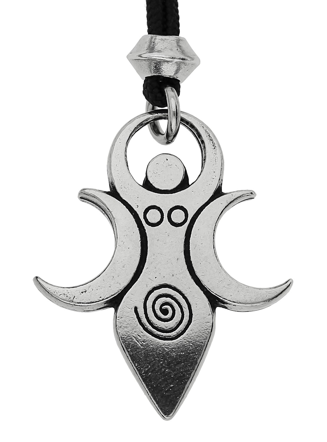 Artemis The Moon Goddess Handmade Pewter Pendant
