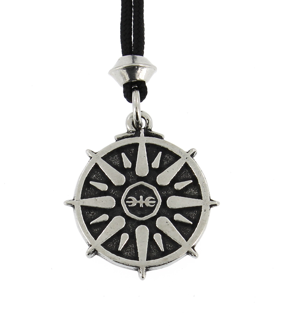 Star of Olympus Greek Vergina, Sun Argead Star Warrior Shield Handmade Pewter Pendant