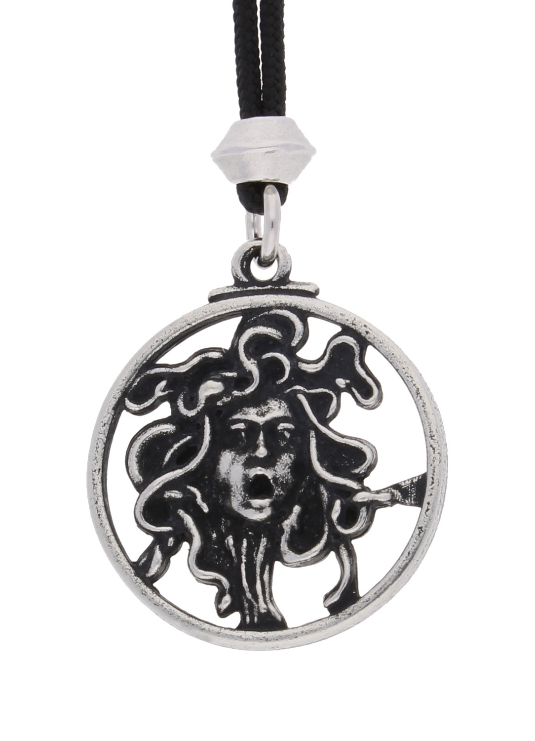 Versace Medusa Moon Goddess Handmade Pewter Pendant