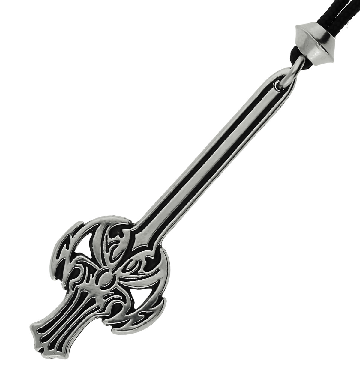 Magical Beowulf&#39;s Sword Handmade Pewter Pendant ~ Strength, Power