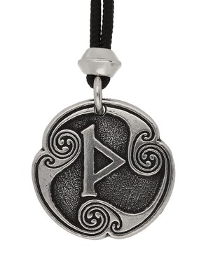 Viking Thurisaz 3rd Rune of Thor Handmade Pewter Pendant Chaos Viking Thurisaz 3rd Rune of Thor Handmade Pewter Pendant Chaos