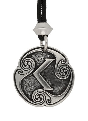 Viking Ken 6th Rune of Passion Handmade Pewter Pendant