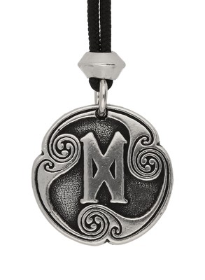Viking Dagaz 23rd Rune of New Beginnings Handmade Pewter Pendant Viking Dagaz 23rd Rune of New Beginnings Handmade Pewter Pendant