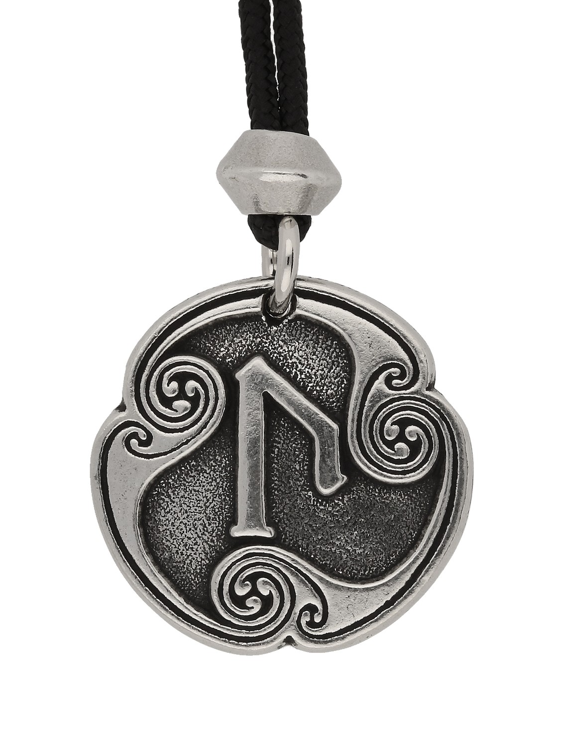 Viking Uruz Rune of Attainment 2nd Runic Letter Handmade Pewter Pendant