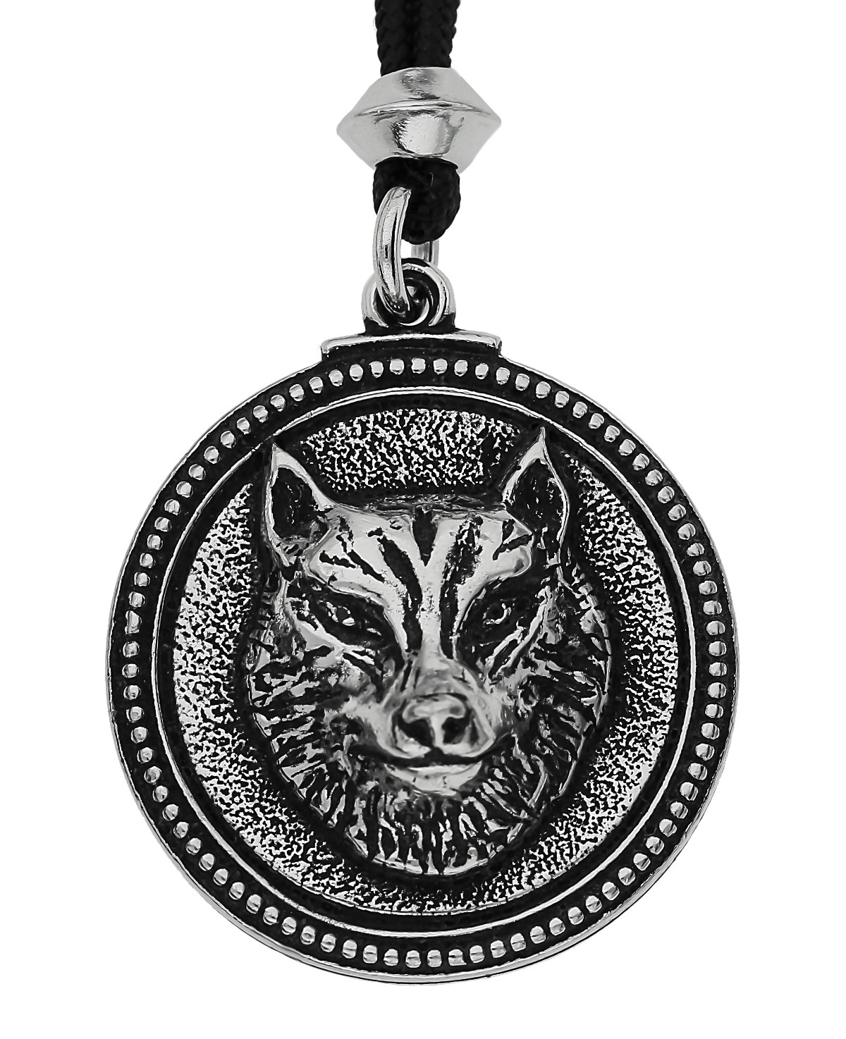 Wolf Sacred Totem Handmade Pewter Pendant ~ Teacher, Pathfinder