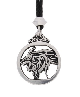 Growling Werewolf Handmade Pewter Pendant Growling Werewolf Handmade Pewter Pendant