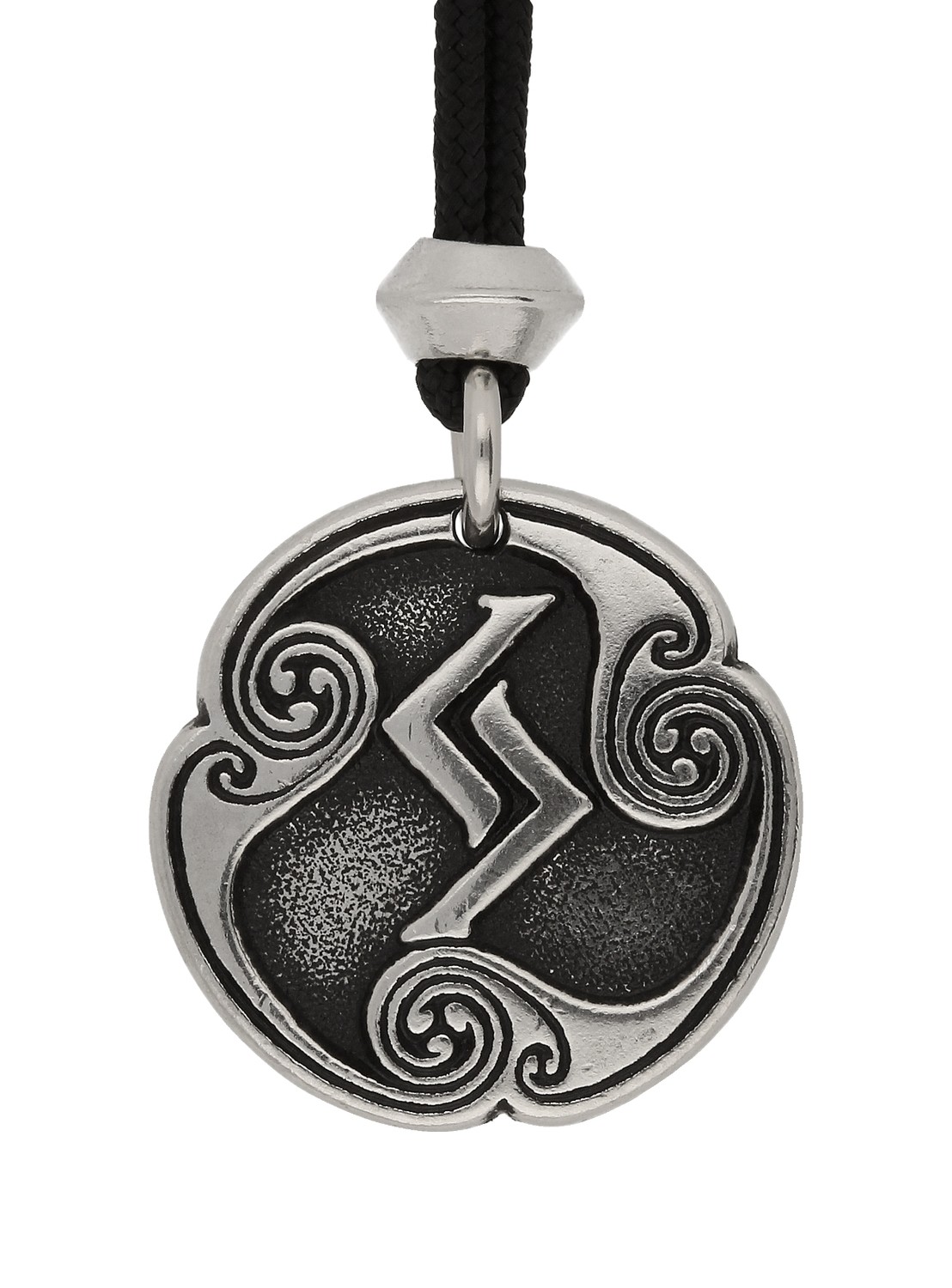 Viking Jera Rune of Harvest 12th Runic Letter Handmade Pewter Pendant