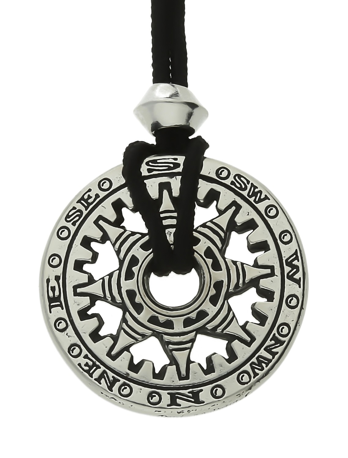 Compass of Fortunes Handmade Pewter Pendant