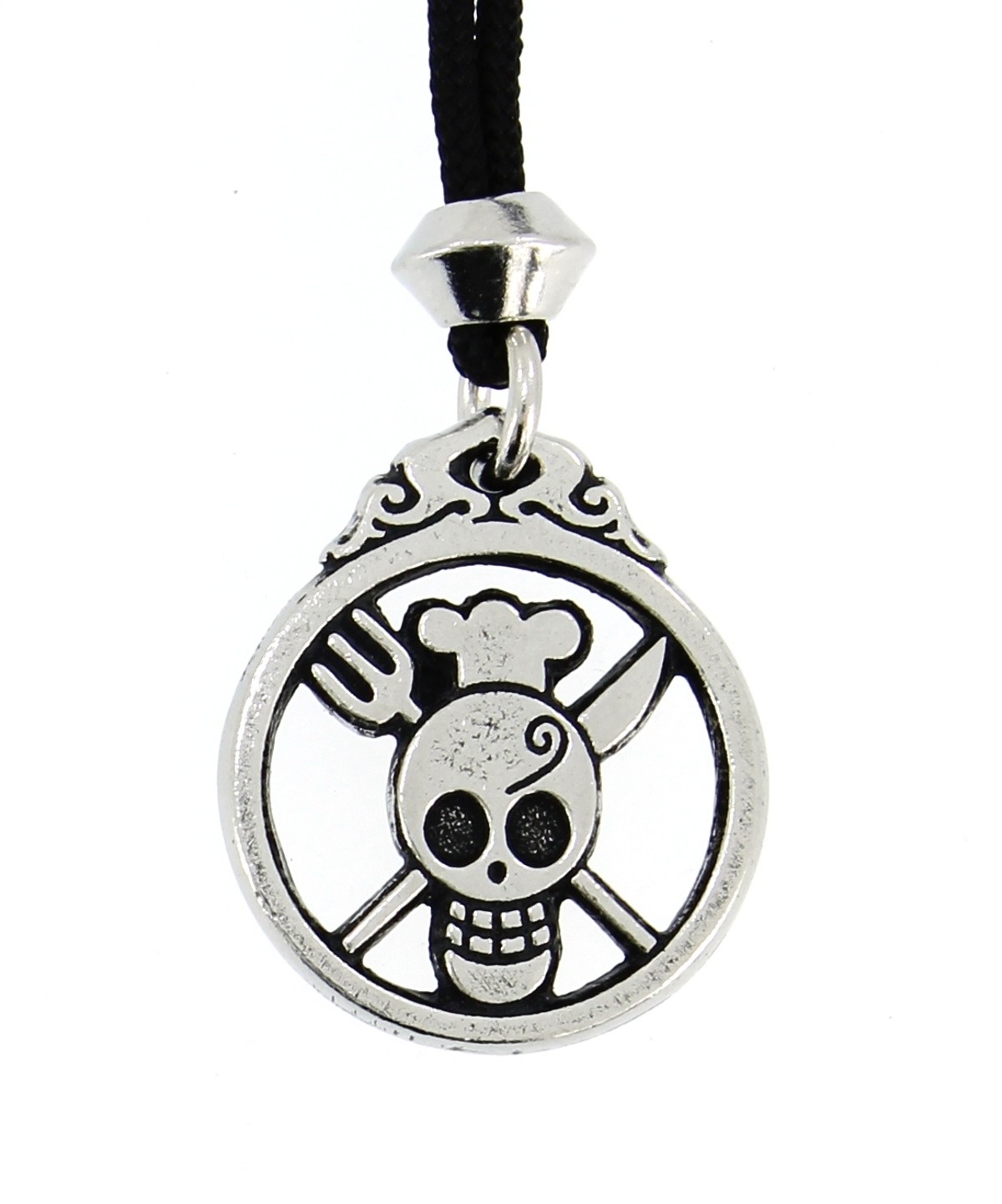 Pirate Cook Black Leg Sanji Handmade Pewter Pendant