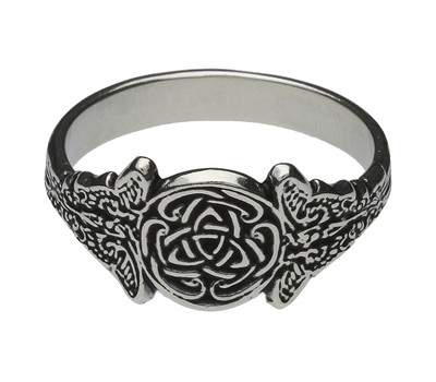 Sidhe Celtic Knot Triquetra Handmade Sterling Silver Ring