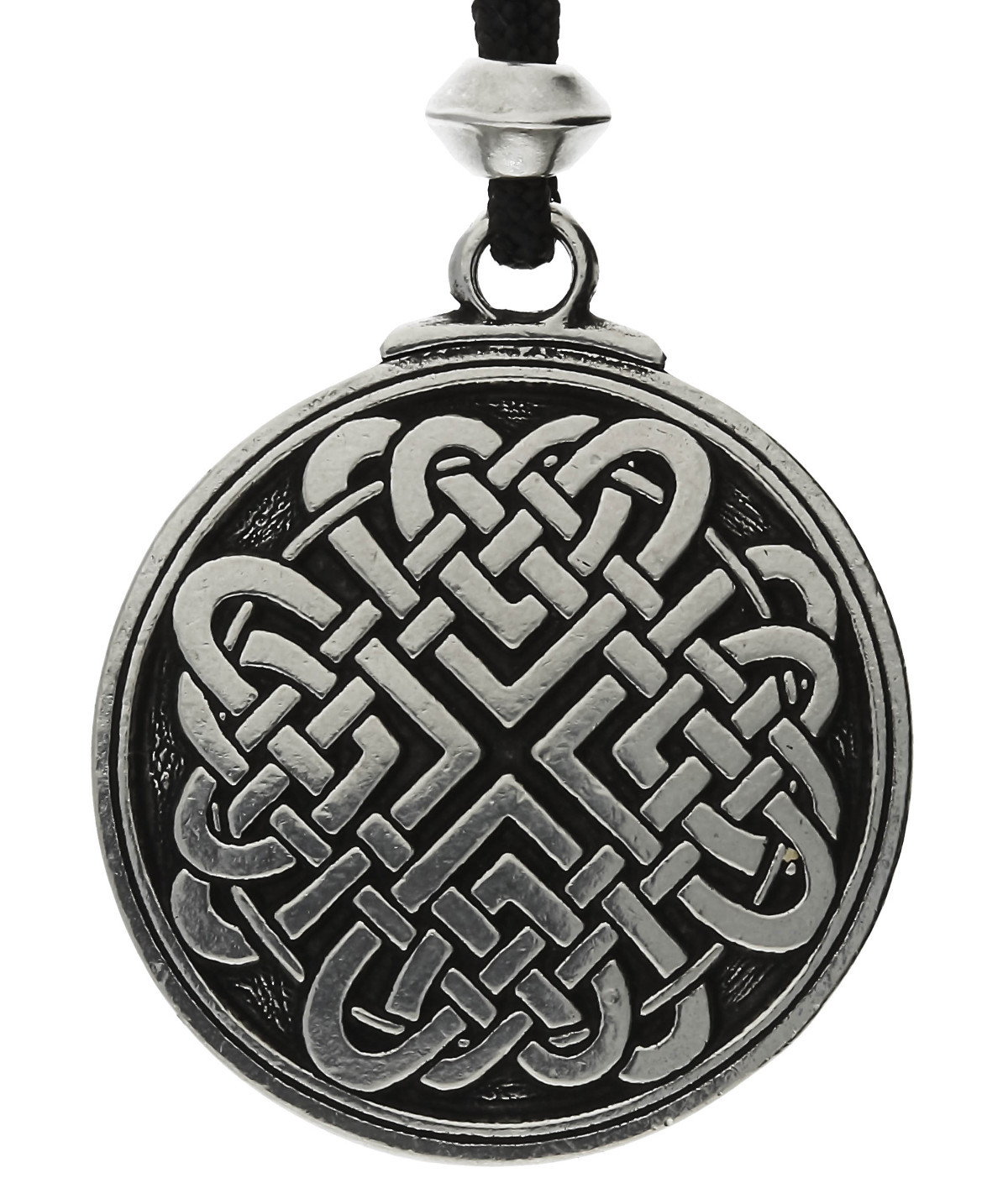 Celtic Love Knot Woven Heart Handmade Pewter Pendant