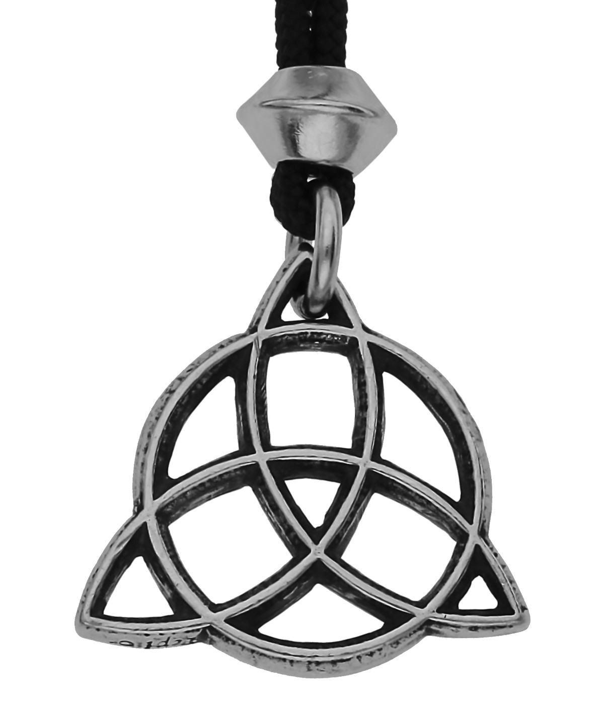Celtic Trinity Knot Fairy&#39;s Shield Handmade Pewter Pendant