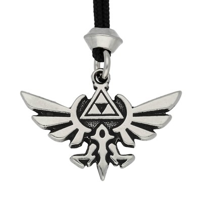 Hylian Zelda Crest Handmade Pewter Pendant