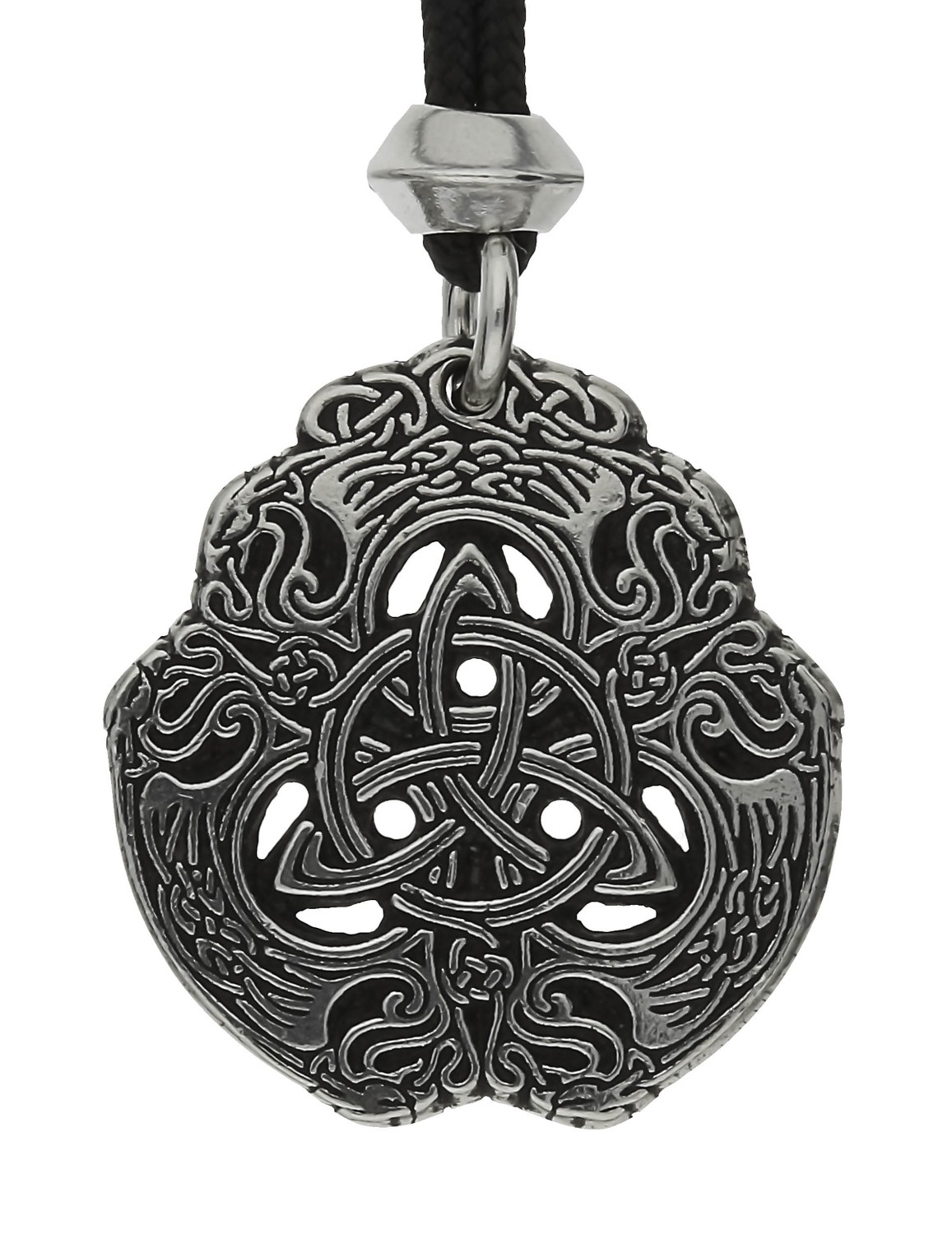 Eagle Celtic Knot Triquetra Handmade Pewter Pendant