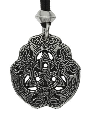 Eagle Celtic Knot Triquetra Handmade Pewter Pendant