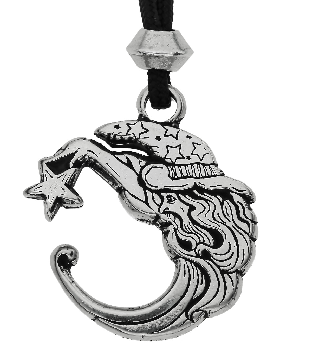Magic of Merlin Wizard Handmade Pewter Pendant