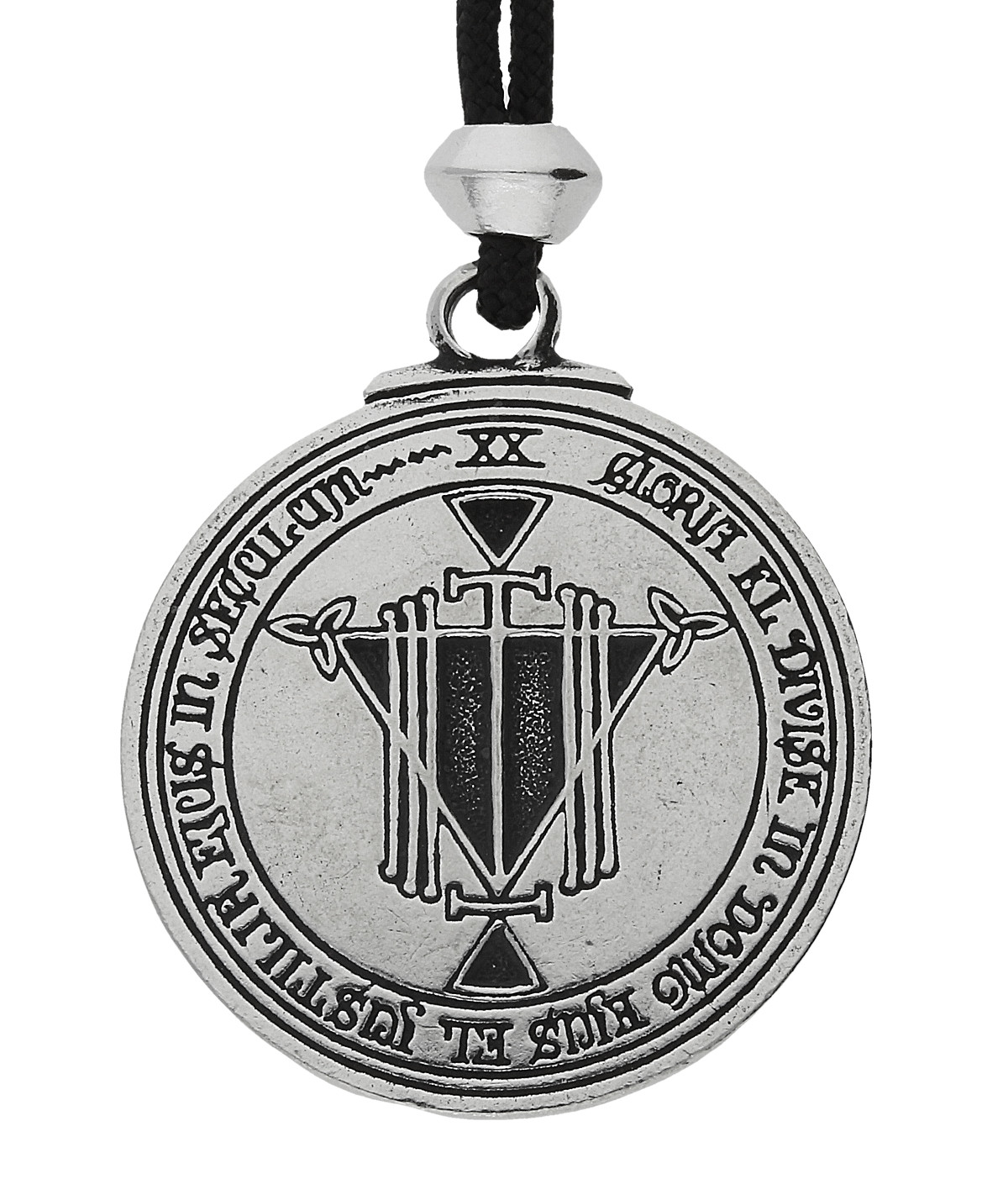 Honour and Riches Talisman Solomon Seal Hermetic Enochian Kabbalah Handmade Pewter Pendant