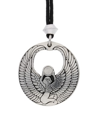 Isis Egyptian Goddess Handmade Pewter Pendant