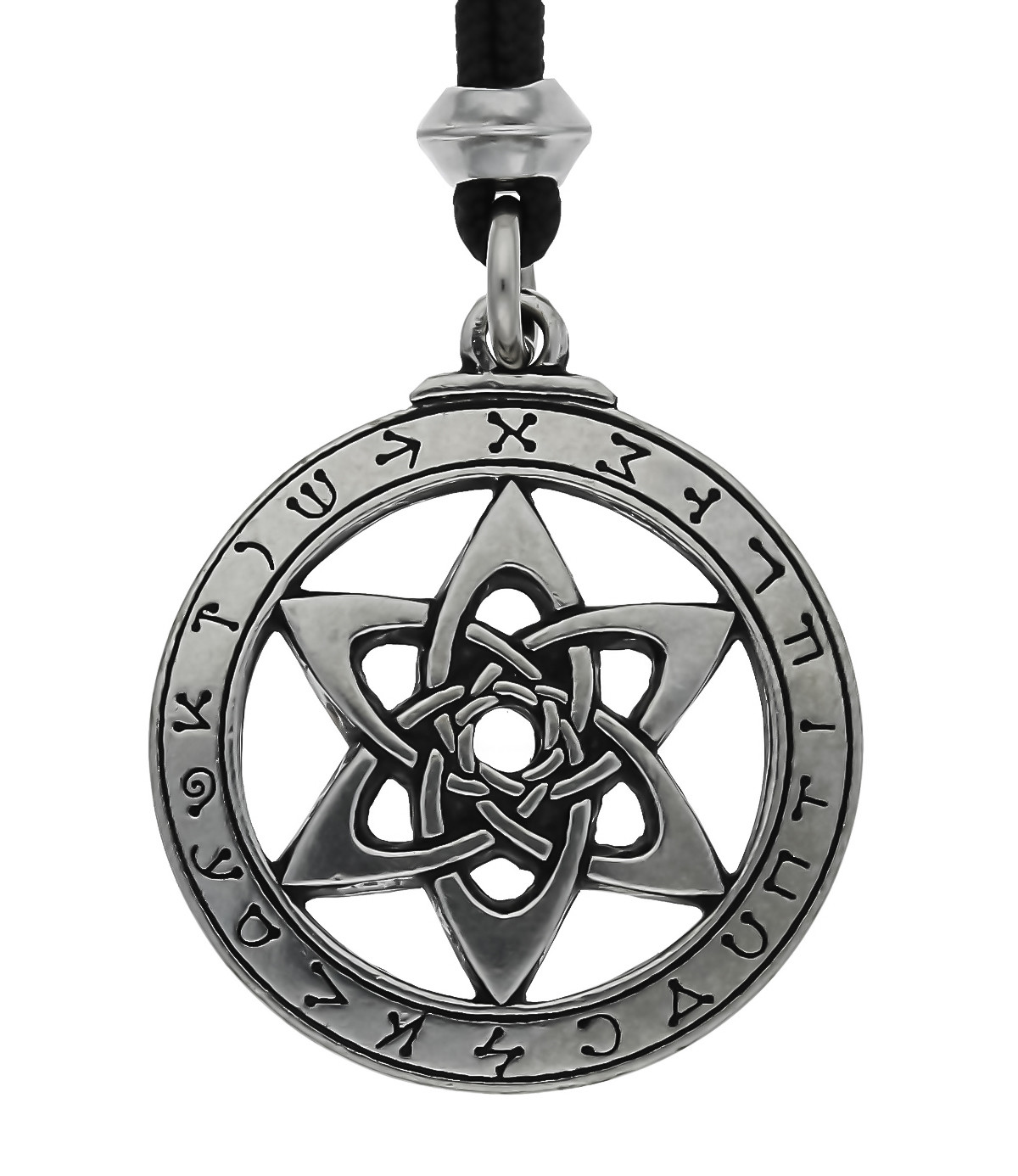 Kakabel Astrologer&#39;s Star of God Handmade Pewter Pendant