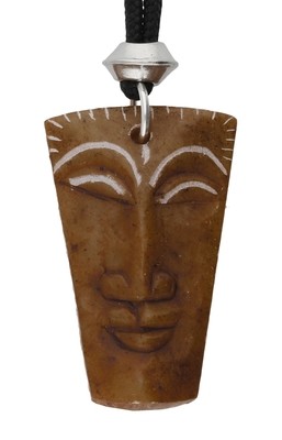 Hand Carved Lord Shiva Stone Pendant ~ Auspicious One
