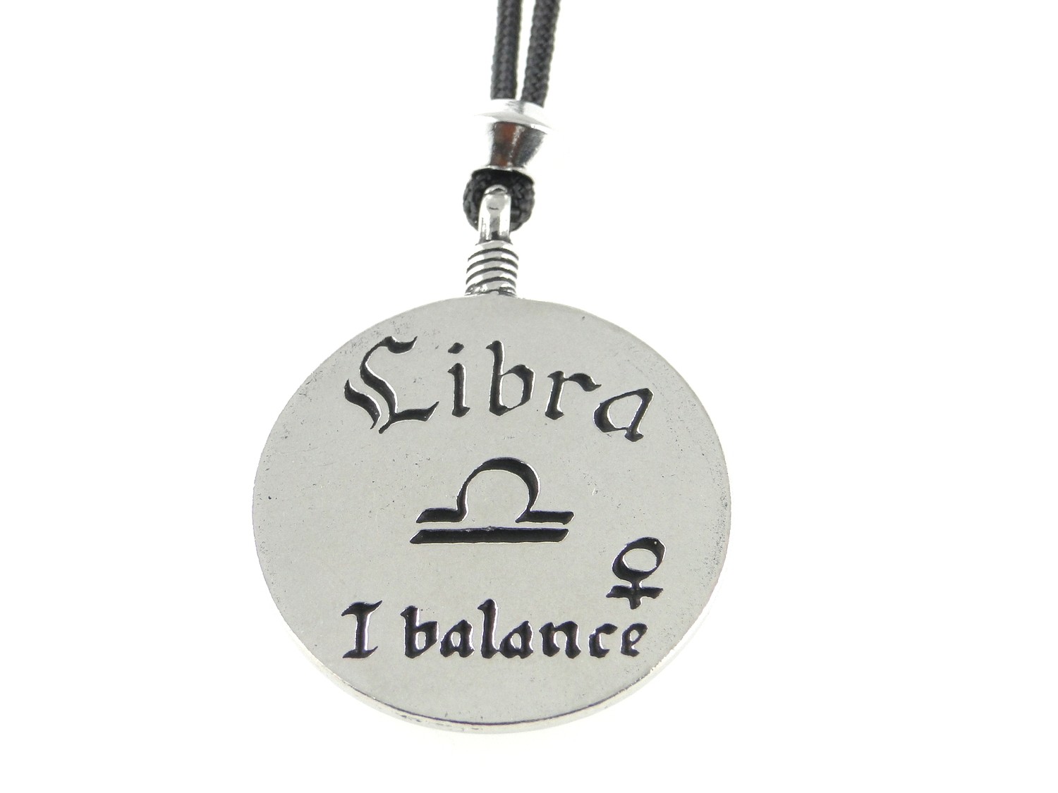 Venus / Libra Zodiac Sign Astrology Handmade Pewter Pendant
