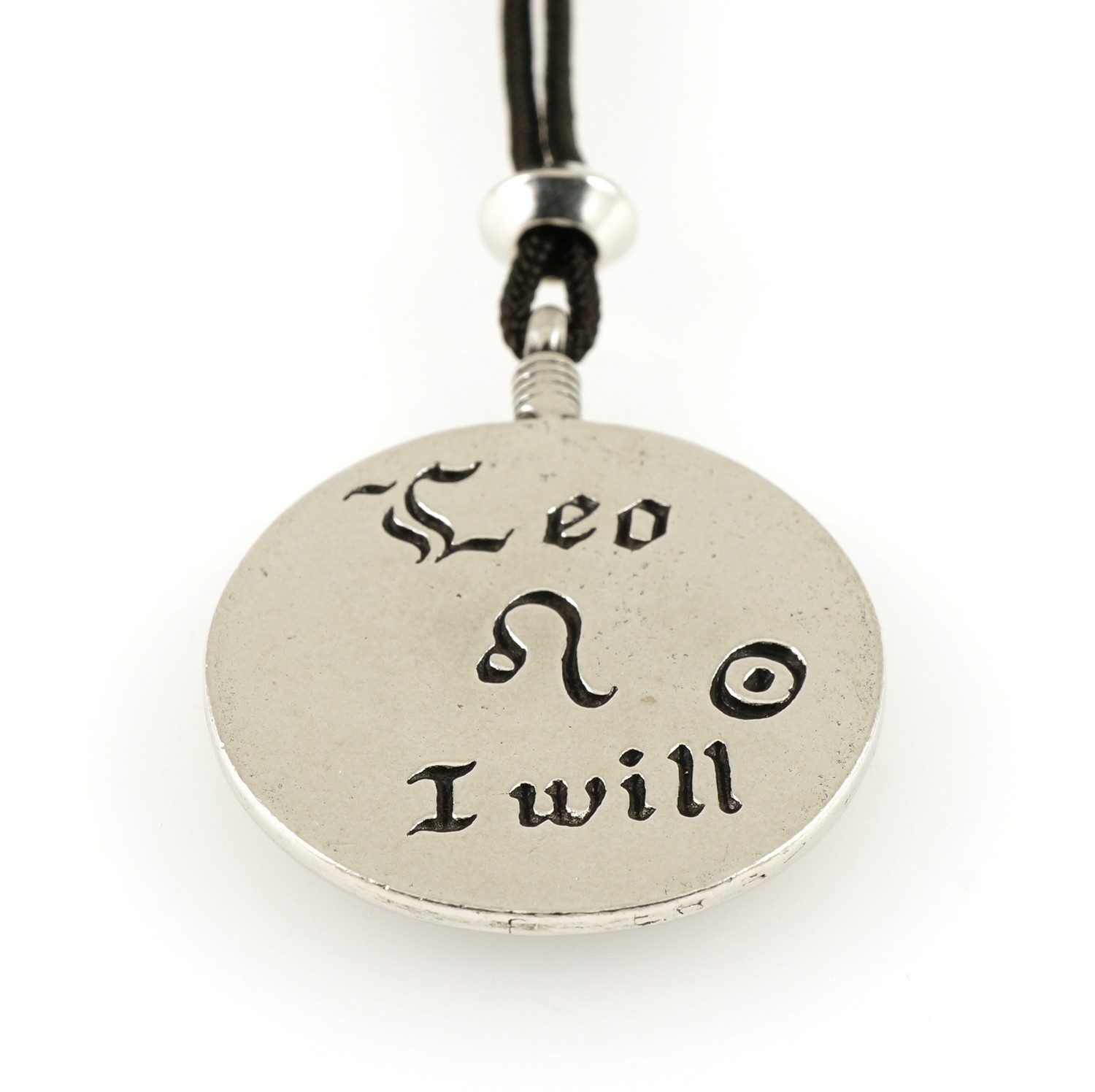 Sun / Leo Zodiac Sign Astrology Handmade Pewter Pendant