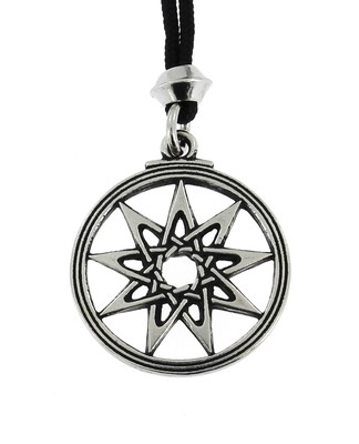 Viking Yggdrasill Ninefold Goddess Handmade Pewter Pendant Viking Yggdrasill Ninefold Goddess Handmade Pewter Pendant