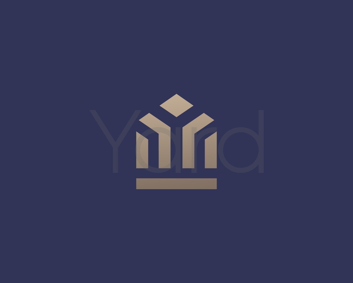 Abstract crown logo. Premium house icon. Home sign. Luxury real estate logotype.