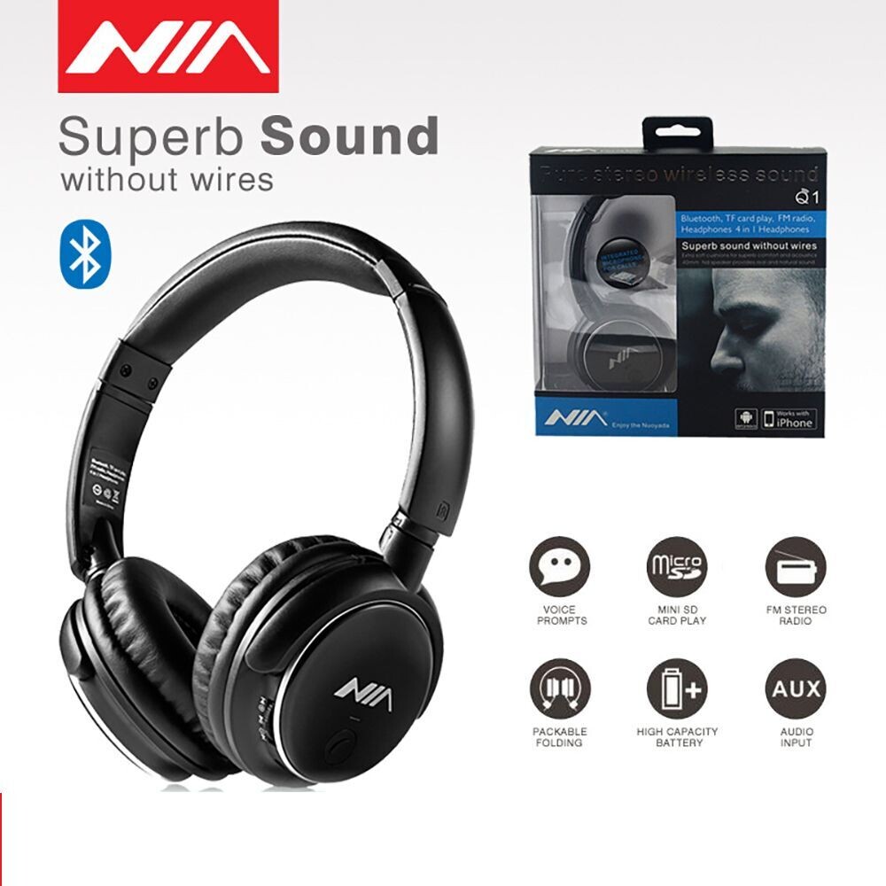 Casque NIA Q1 sans fil Bluetooth stéréo