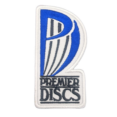 Premier Discs Embroidered Heat Transfer Patch