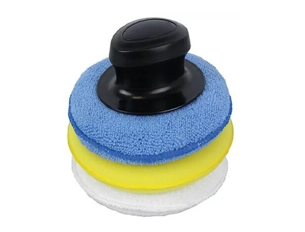 Polishing Applicator Pad 3-Pack Set with handle
